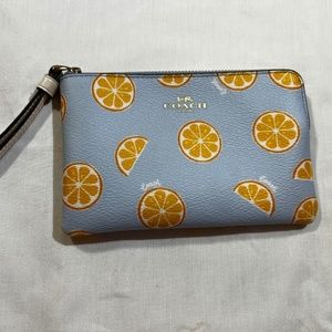 Coach Corner Wristlet